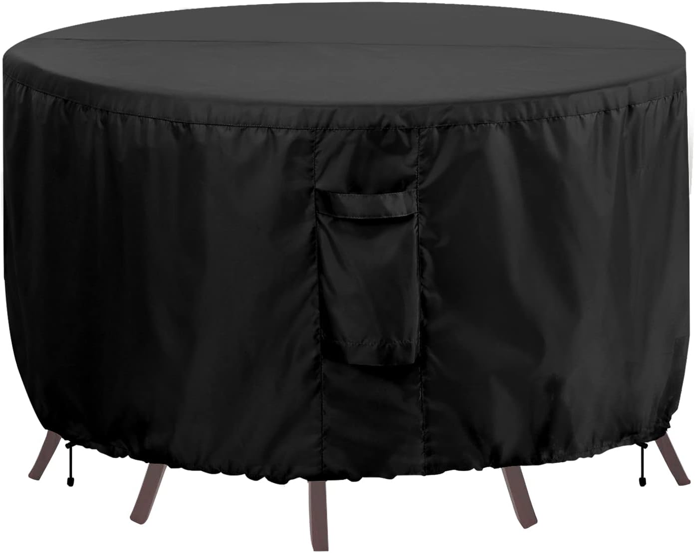 OutdoorLines Outdoor Waterproof Patio Table Furniture Set Covers - Rectangle Couch Sectional Cover Outside Weatherproof Patio Furniture Covering for Deck, Lawn and Backyard 90"L x 64"W x 28"H, Black