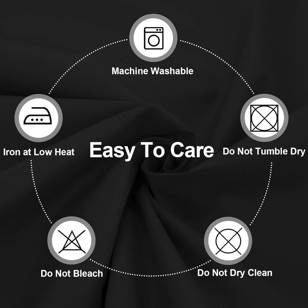 OutdoorLines Outdoor Waterproof Patio Table Furniture Set Covers - Rectangle Couch Sectional Cover Outside Weatherproof Patio Furniture Covering for Deck, Lawn and Backyard 90"L x 64"W x 28"H, Black