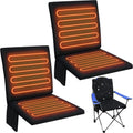 Thyle 2 Pcs Heated Seat Cushion Outdoor Bleacher Seats Sports Portable Heating Cushion 3 Mode Adjustable Heated Stadium Seat Waterproof Camping Chair Pad for Outdoor Sport, Power Bank Not Included