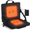 Portable Heated Seat Cushion 10000mAh Heated Stadium Seat Cushion Foldable Heated Seat Pad 3-Level Adjustable Temperature USB Powered and Lightweight for Outdoor Camping (Power Bank Included)