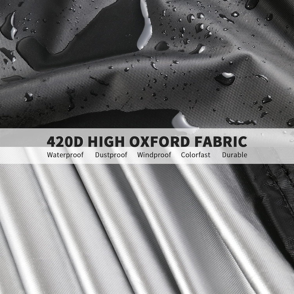 Outdoor Prep Table Cover 48 Inch,Waterproof Patio Stainless Steel Metal BBQ Table Cover All Season Protection for Outdoor Table - 48 x 24 x 35 Inch