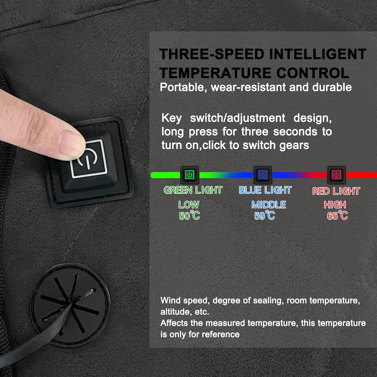 Portable Heated Seat Cushion(No Power Bank) Heated Camping Chair Pad,Foldable Heated Stadium Seat for Bleachers,USB Powered Heated Seats Great for Sports, Fishing, Concerts Black